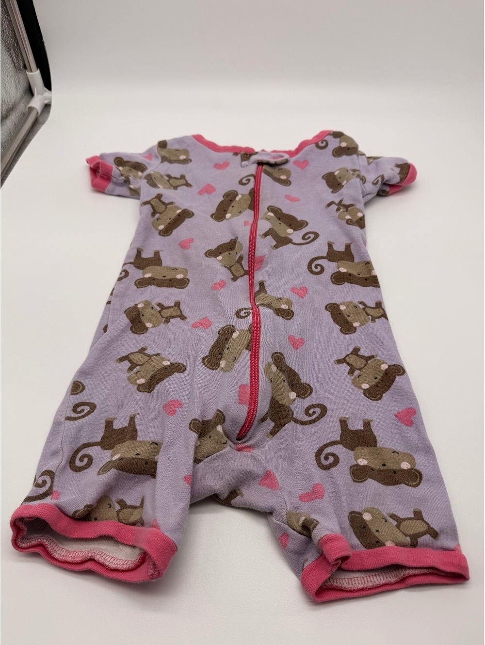 The Children's Place Baby Purple Monkey Sleeper 18-24m